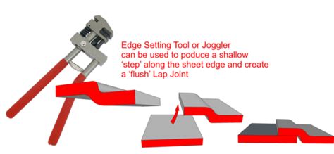 sheet metal lap joint tool|sheet metal lap joints.